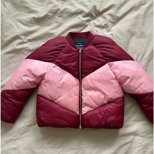 Zara girls puffers size 7.